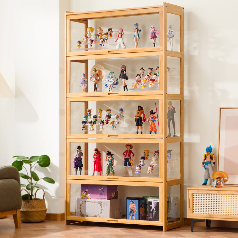 Storage - ตู้โชว์อะคริลิคใสขนาดใหญ่, ตู้เก็บโมเดลของเล่น, ตู้กันฝุ่น, ตู้โชว์แบบพลิกได้