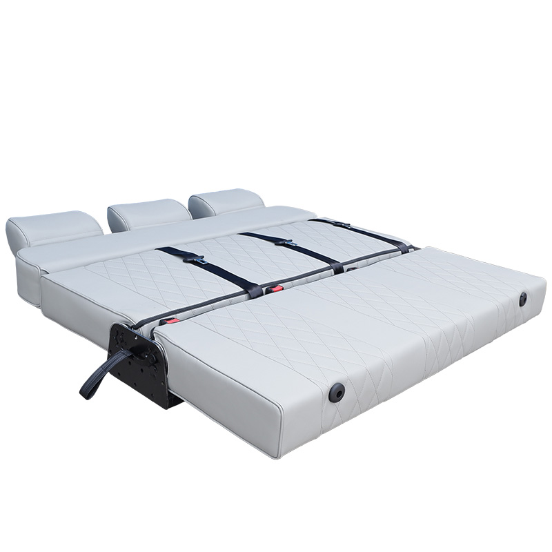 Sofas - โซฟาเบดหนังแบบพับสามตอน ปรับแต่งได้ ระบายอากาศดี นั่งสบาย ปรับได้ เหมาะสำหรับรถบ้าน