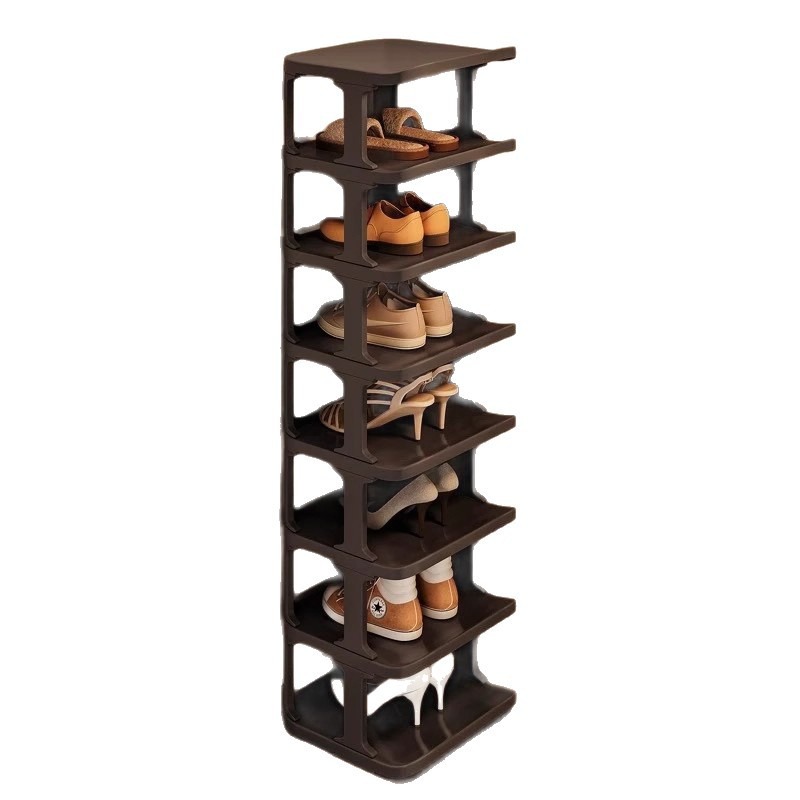 Shoe Rack Cabinet Narrow Entryway - ชั้นวางรองเท้าแบบแนวตั้งช่องแคบหลายชั้น สำหรับจัดเก็บรองเท้าบริเวณทางเข้าบ้าน ช่วยประหยัดพื้นที่ในบ้าน