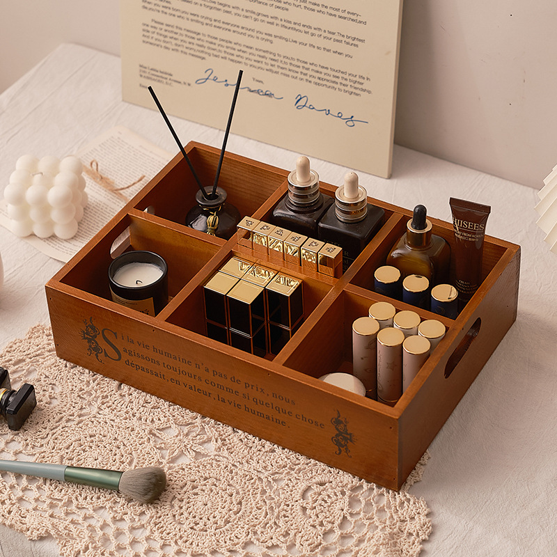 กล่องเก็บของไม้สไตล์ Zakka แบบ - Storage บทวิจารณ์และราคา