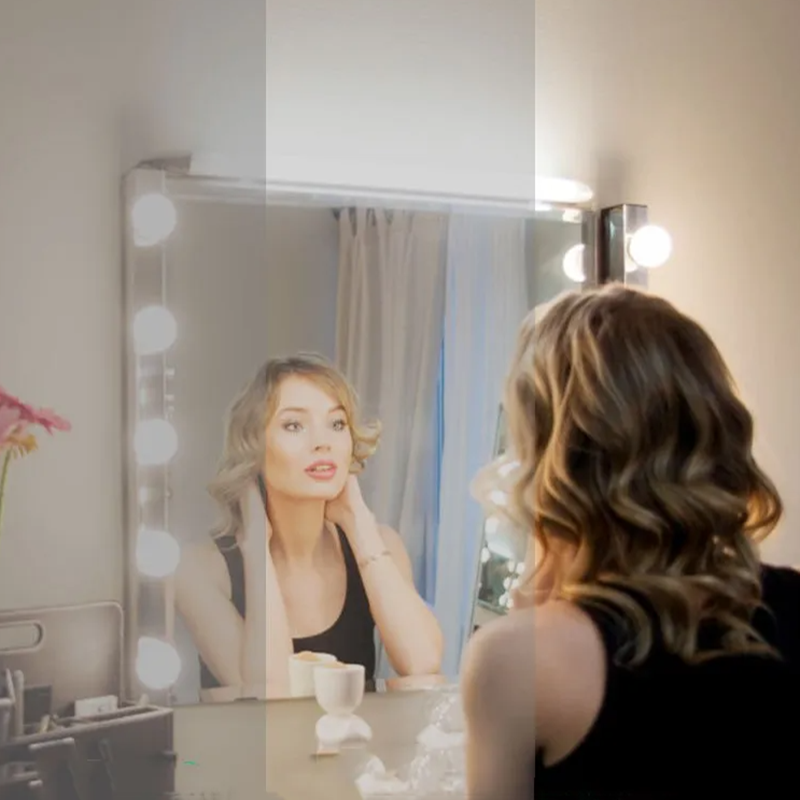 ไฟกระจก LED ปรับความสว่างได้ ห - Dressing Table Vanity With Lighted Mirror บทวิจารณ์และราคา