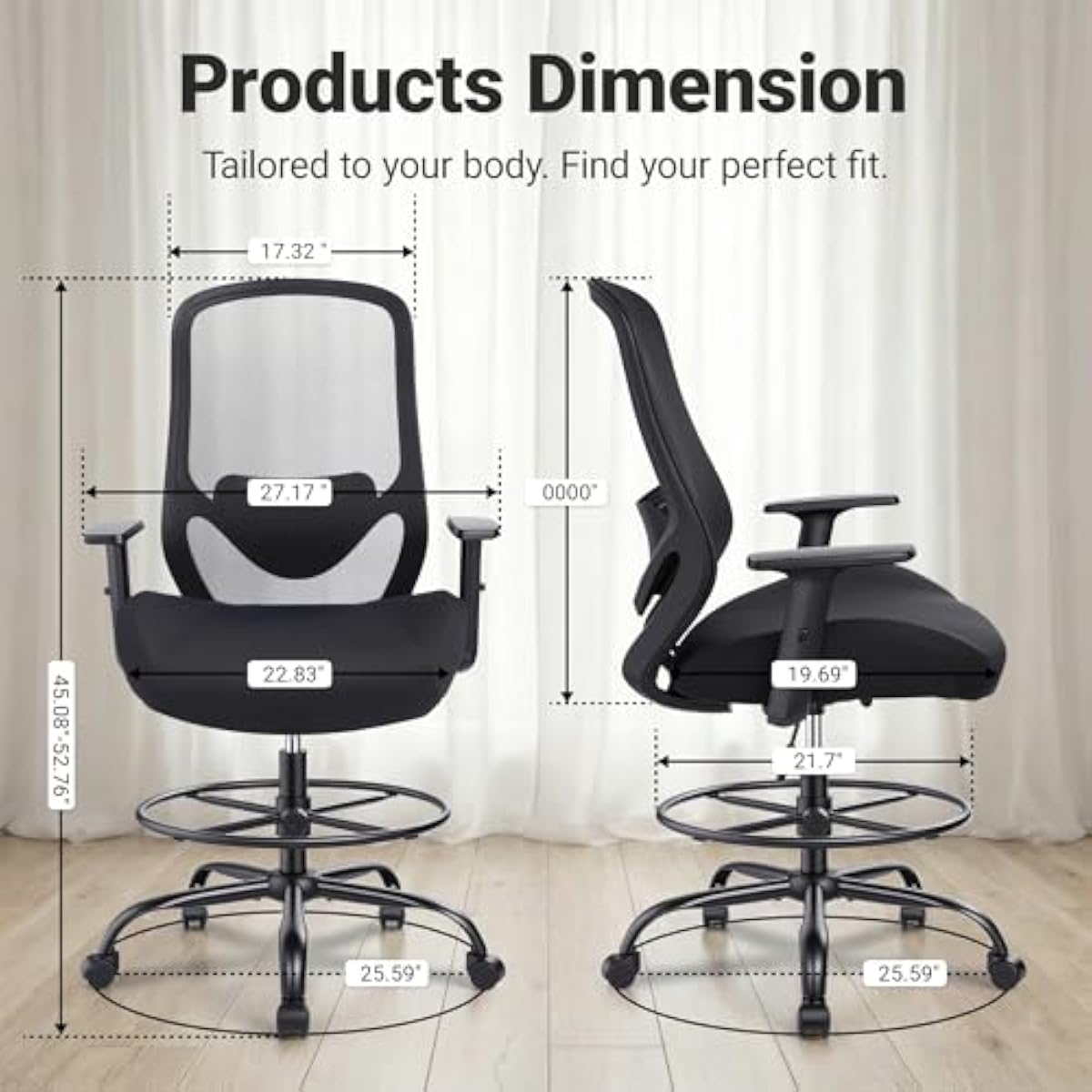 เก้าอี้เขียนแบบทรงสูงตามหลักสร - Chairs บทวิจารณ์และราคา
