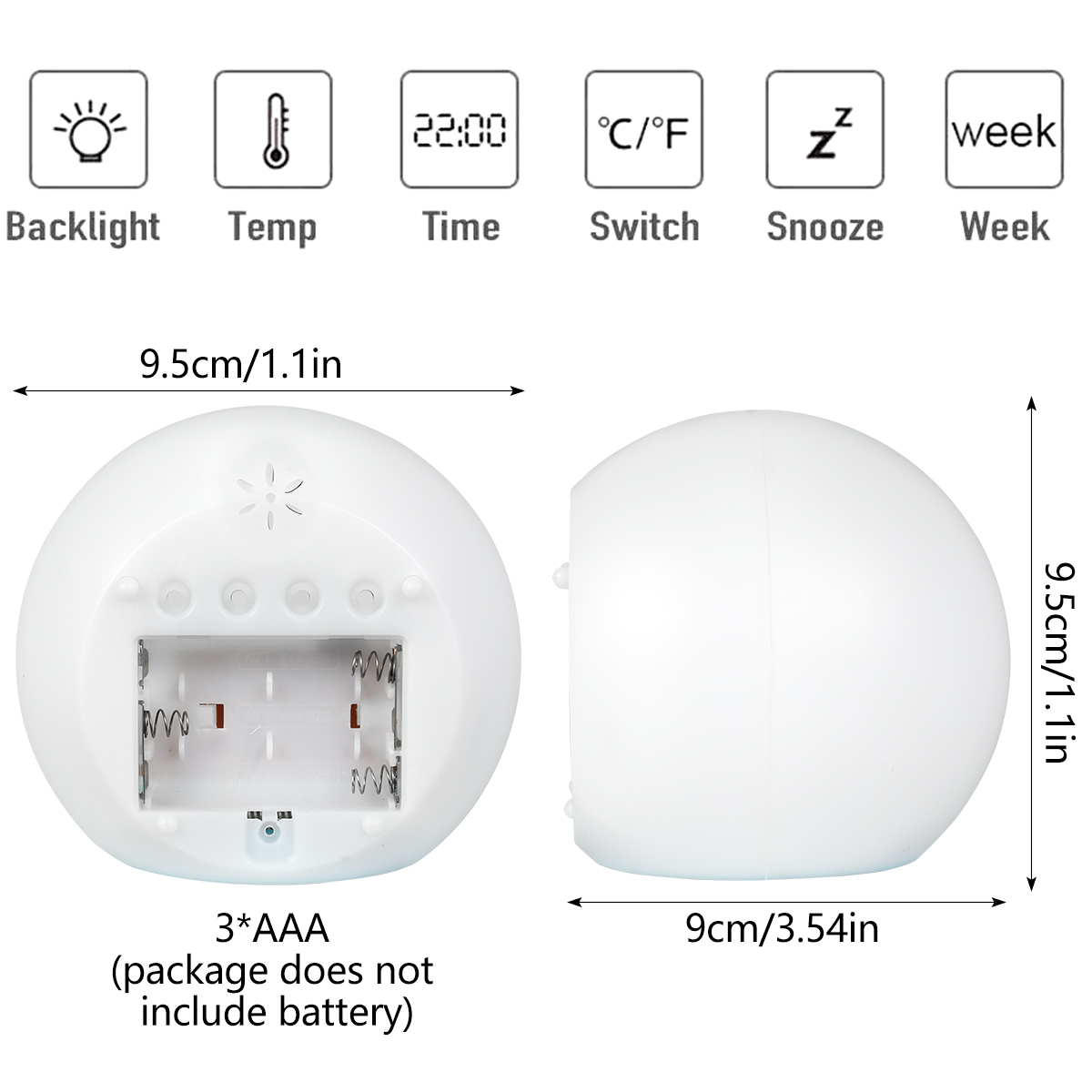 นาฬิกาปลุกดิจิตอลสำหรับเด็ก LE - Floating Nightstand With Led Light บทวิจารณ์และราคา