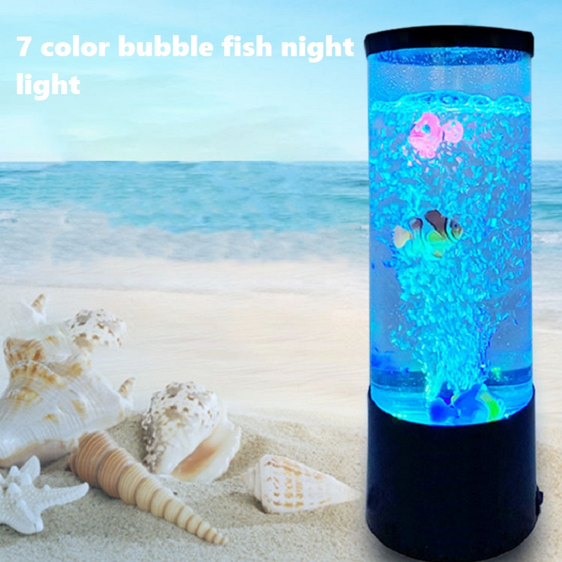 โคมไฟ LED รูปปลาไฟกลางคืนสร้าง - Floating Nightstand With Led Light บทวิจารณ์และราคา