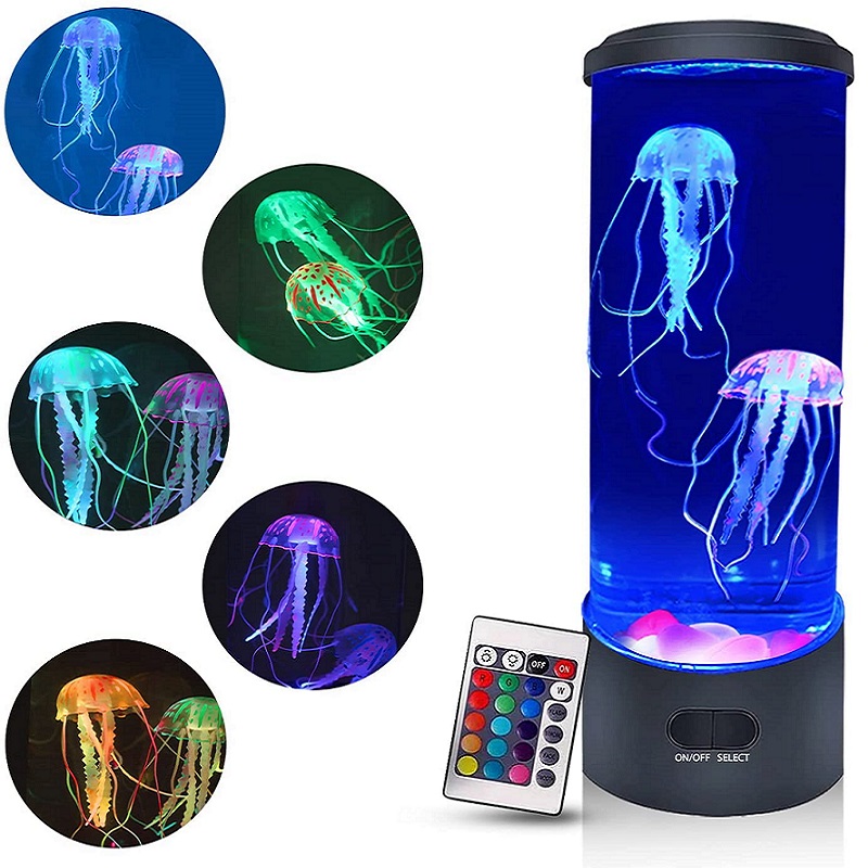 โคมไฟ LED รูปปลาไฟกลางคืนสร้าง - Floating Nightstand With Led Light บทวิจารณ์และราคา