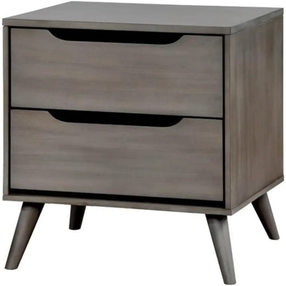 ตู้ข้างเตียง 2 ลิ้นชัก สไตล์มิ - Solid Wood Nightstand 2 Drawers บทวิจารณ์และราคา