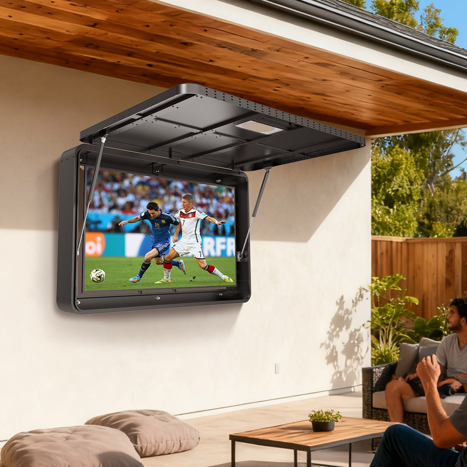 ตู้ครอบทีวีกลางแจ้งโลหะขนาด 55 - Outdoor Furniture บทวิจารณ์และราคา