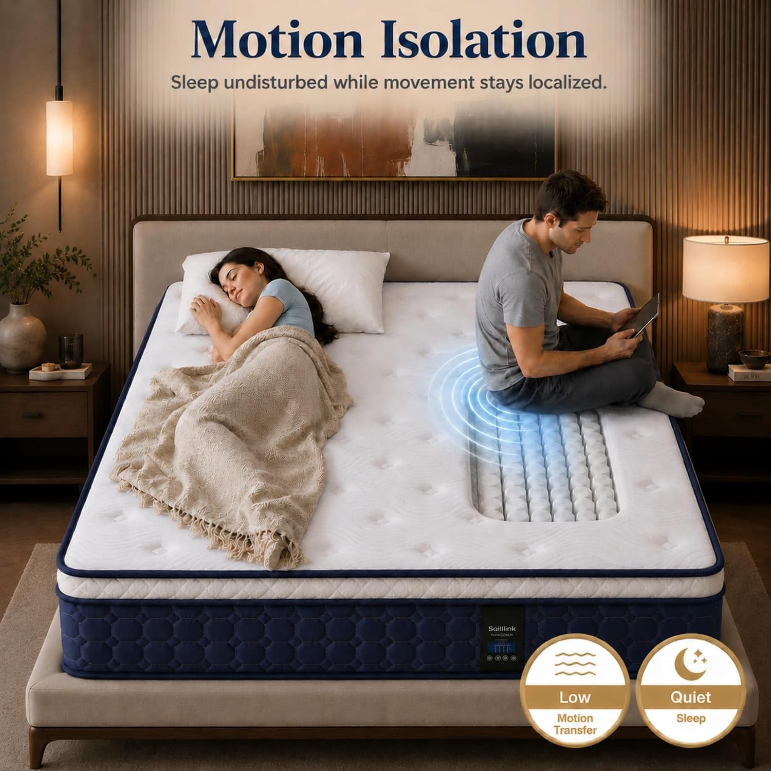 ที่นอนขนาดควีนไซส์ ที่นอนไฮบริ - Memory Foam Mattress In A Box Queen บทวิจารณ์และราคา