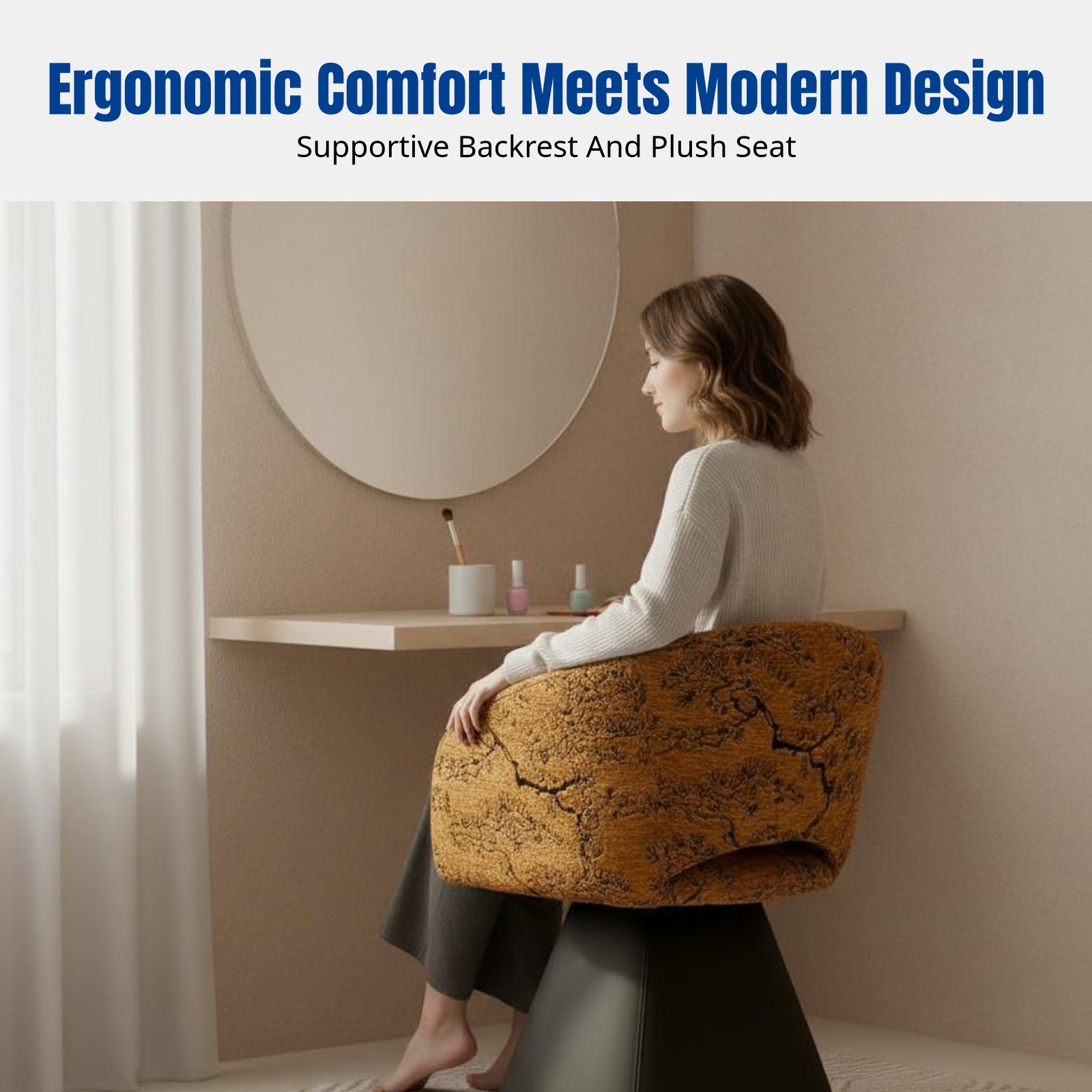 เก้าอี้โต๊ะเครื่องแป้งสไตล์มิน - Bedroom Furniture บทวิจารณ์และราคา