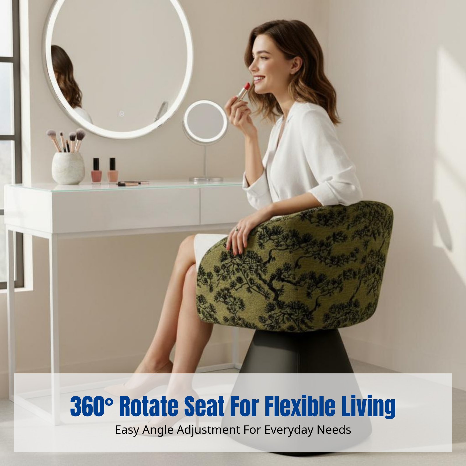 เก้าอี้โต๊ะเครื่องแป้งสไตล์มิน - Bedroom Furniture บทวิจารณ์และราคา