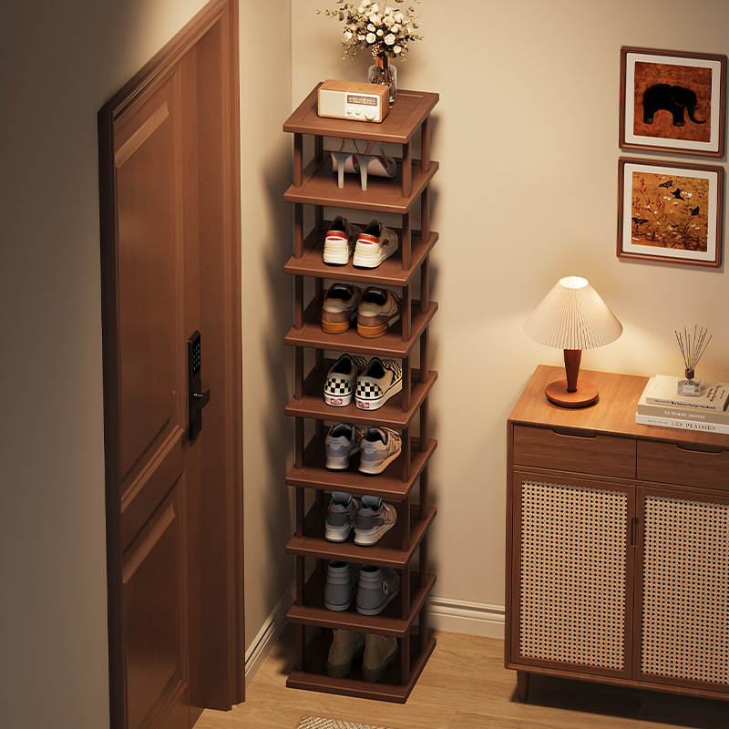 ชั้นวางรองเท้าแบบโมเดิร์นสำหรั - Shoe Rack Cabinet Narrow Entryway บทวิจารณ์และราคา